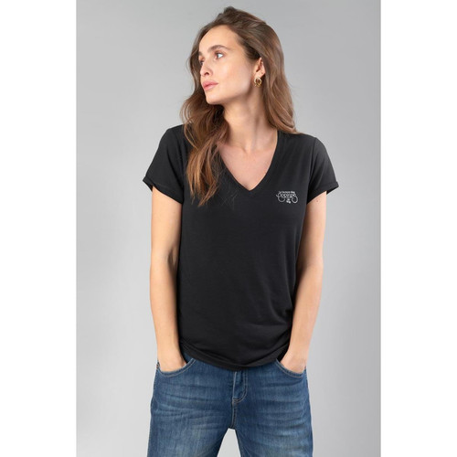 Le Temps des Cerises - Tee-Shirt SMALLVTR - T shirts manches courtes femme noir