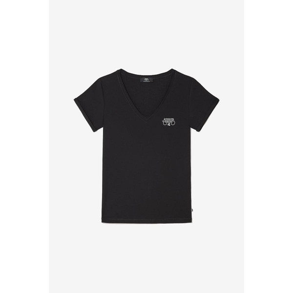 Tee-Shirt SMALLVTR noir Le Temps des Cerises Mode femme