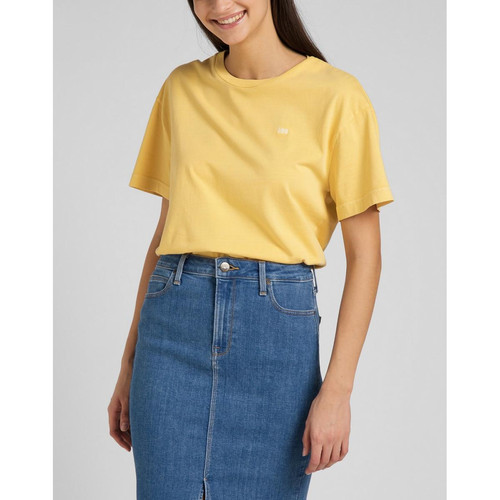 Lee - T-Shirt Femme - T shirts jaune