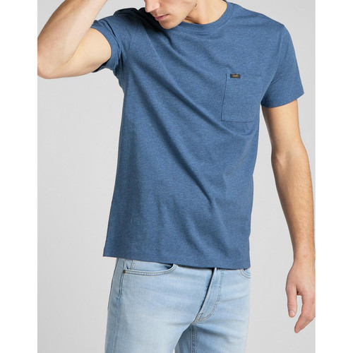 Lee - T-Shirt à Manches Courtes Homme ULTIMATE POCKET TEE - Bleu - Lee Vêtements