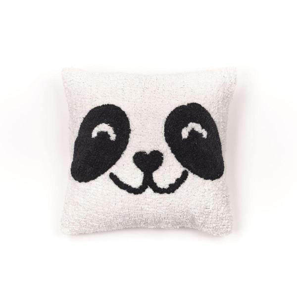 Coussin Enfant Coton Blanc Motif Panda  3 SUISSES Linge de maison