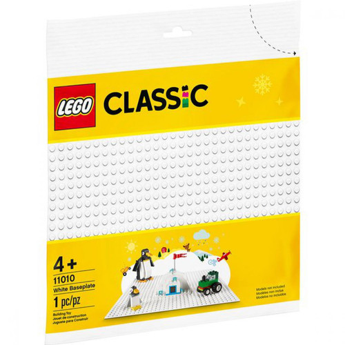 Lego - La plaque de base blanche LEGO Classic 11010 - Jeux de construction