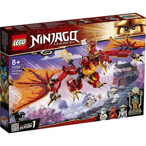 Lego - L'attaque du dragon de feu LEGO NINJAGO 71753 - Briques et blocs