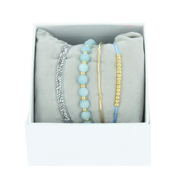 Bracelet Les Interchangeables A85341 Femme Bleu Jeans Vernis Les Interchangeables Mode femme