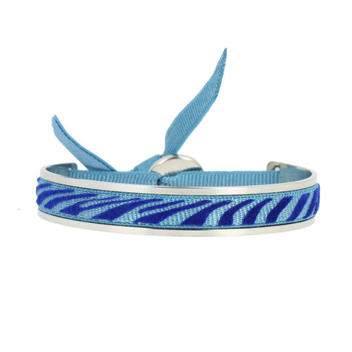 Bracelet Composé Les Interchangeables Femme Bleu Jeans Vernis Les Interchangeables Mode femme