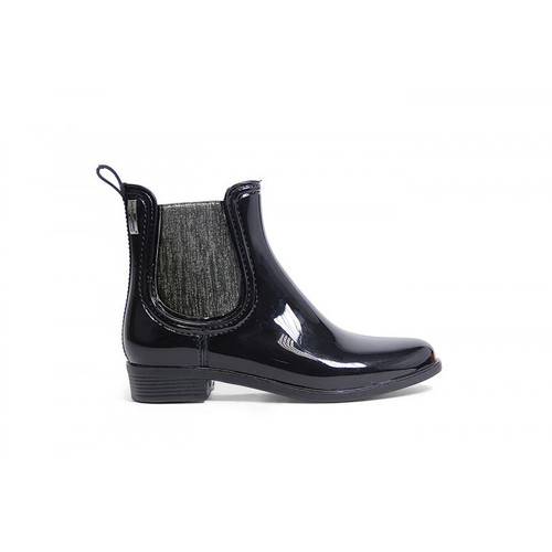 Les Tropéziennes - Boots femme noir/argent RAINBOO - Les chaussures femme