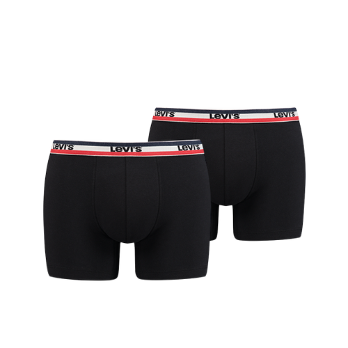 Levi's Underwear - Pack de 2 boxers ceinture élastique - Black Friday Montre et bijoux femme
