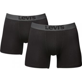 Levi's Underwear - Pack de 2 shortys solid- coton Noir - Levi's Underwear
