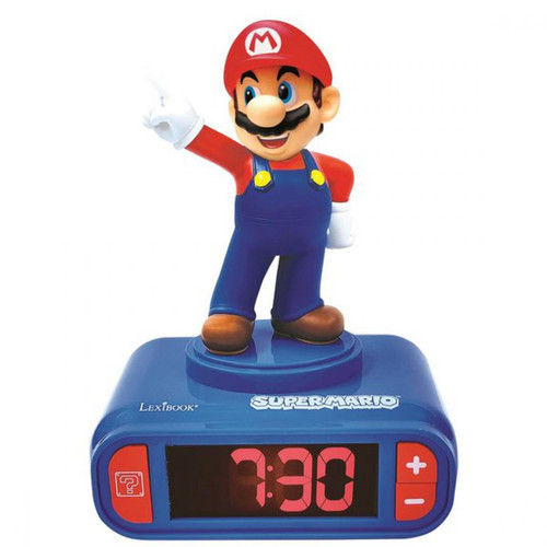 lexibook - Réveil Super Mario avec Effets Sonores 