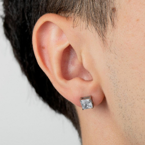 Boucles d'oreilles LS2166-4-1 - MEN'S EARRINGS Lotus Style Bijoux