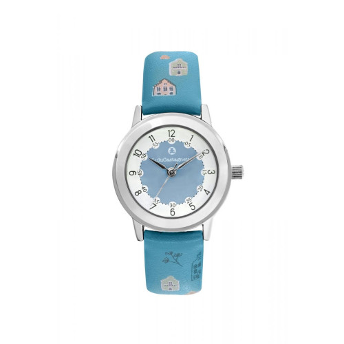 Lulu Castagnette - Montre pour fille avec bracelet en cuir bleu - montres lulu castagnette
