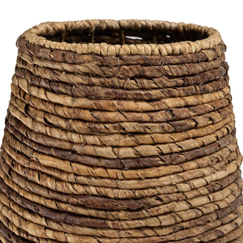 Cache pot grand modèle en tissage d'abaca naturel ALIDA  Vase