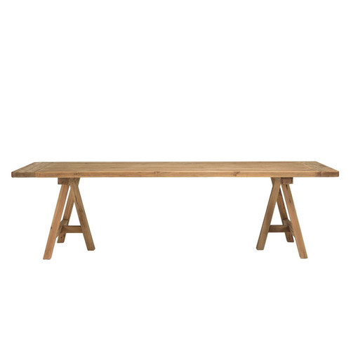 Macabane - Table à manger rectangulaire bois Pin recyclé  - Table Salle A Manger Design