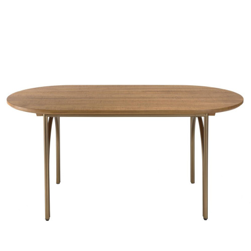 Macabane - Table à manger YSEULT bois Peuplier 160x80cm - Table