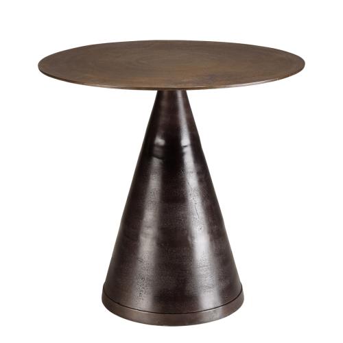 Macabane - Table ronde couleur Laiton  - Le salon