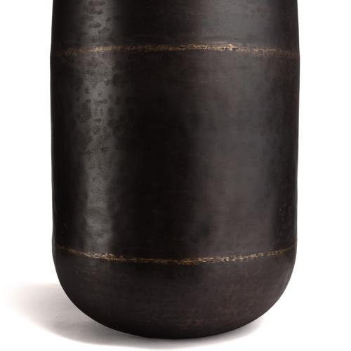 Vase en Acier couleur Bronze cuivré JOHAN Marron MACABANE Meuble & Déco