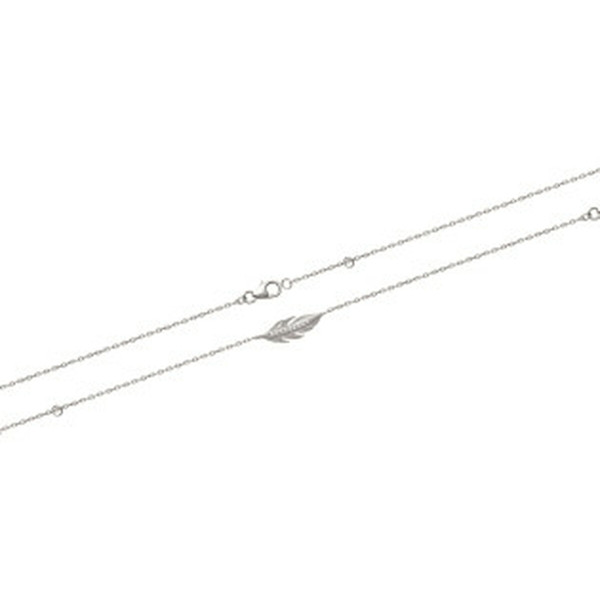 Bracelet femme argent rhodié blanc serti griffe - VWZW34ZV Bijoux