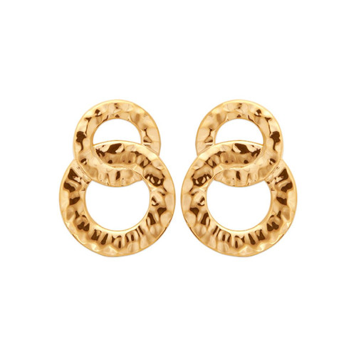 Maison de la Bijouterie - Boucles d'oreilles femme plaqué or - Y55V000 - Toute la Mode femme chez 3 SUISSES