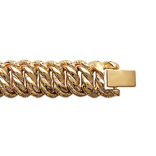 Bracelet femme maille américaine plaqué or - YZYYY0ZU Doré Maison de la Bijouterie Mode femme