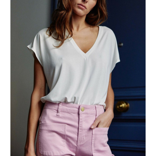 La Petite Etoile - T-Shirt MARCELLINA BIS ecru - T-shirt manches courtes femme