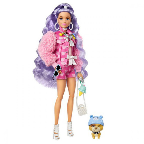 Mattel - Barbie Extra Bulldog Hipster - Poupons et poupées