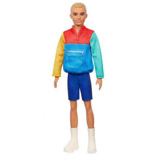 Mattel - Barbie Ken Fashionista veste multicolore - Poupons et poupées