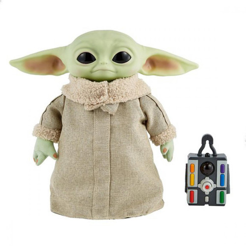 Mattel - Figurine peluche Bébé Yoda radiocommandée - Véhicules et figurines