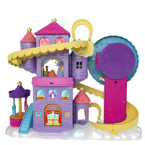 Mattel - Polly Pocket - Parc d'attraction arc-en-ciel - Poupons et poupées