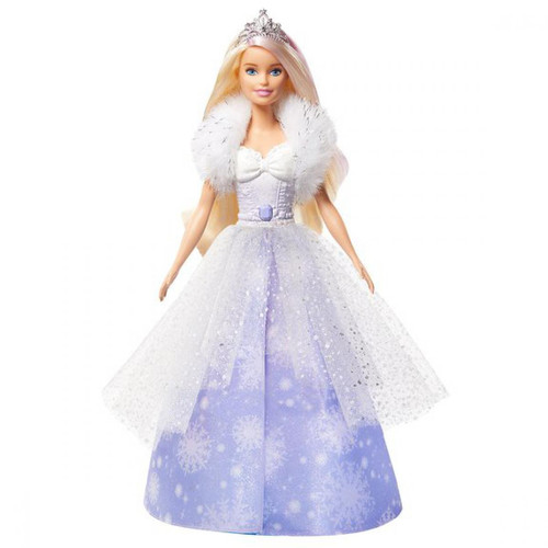 Mattel - Poupée Barbie Princesse Flocons 