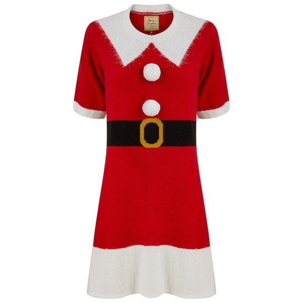 Robe de noel rouge Merry Christmas Mode femme
