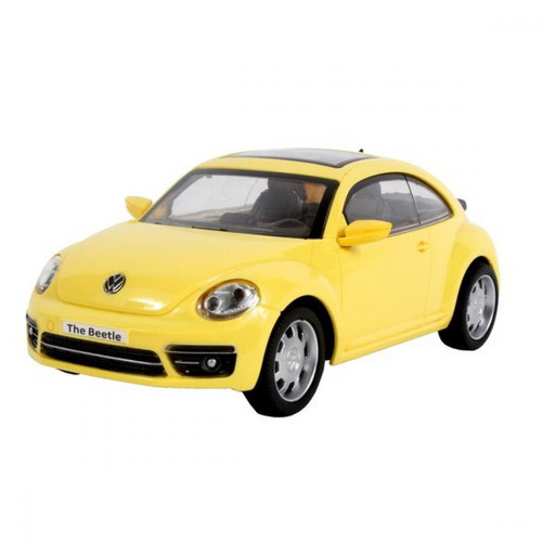 Mgm - Volkswagen The Beetle à friction échelle 1:24 Jaune 