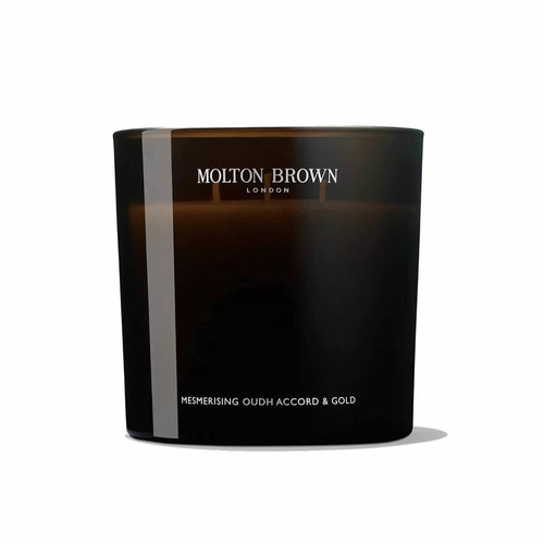 Molton Brown - Bougie 3 mèches - Mesmerising Oudh Accord & Gold - Sélection cadeau de Noël La déco