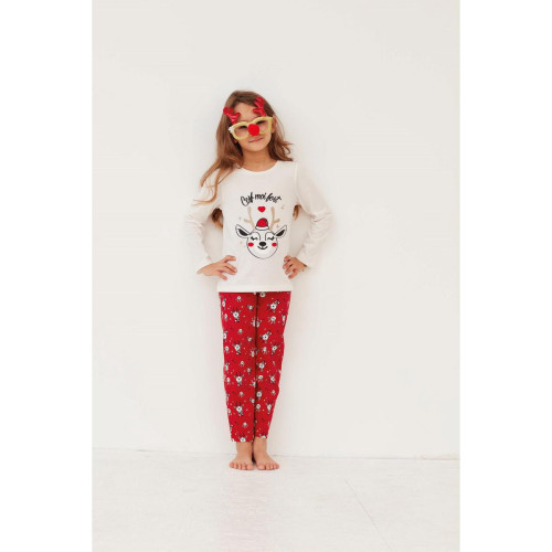 Mon P'tit Dodo - Pyjama fille écru - Sélection Cadeau De Noël enfants
