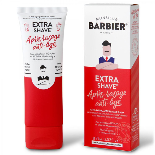 Monsieur Barbier - Baume après-rasage anti-âge Extra-Shave (activateurs RGNA et acide hyaluronique) - Soins homme