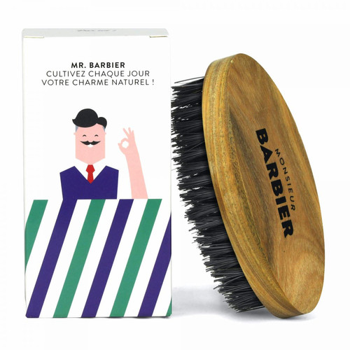 Monsieur Barbier - Brosse à Barbe Vegan - rasage monsieur barbier