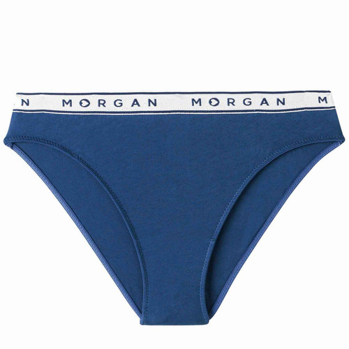 Lot de 2 culottes - Bleue Morgan Lingerie ISA en coton