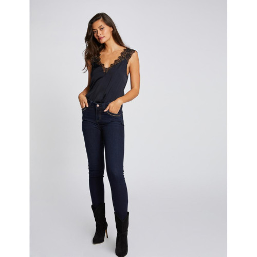 Morgan - Jeans skinny taille standard - Promo Jean slim