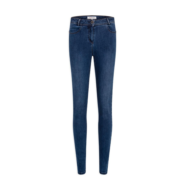 Jeans slim taille standard bleu en coton  Morgan
