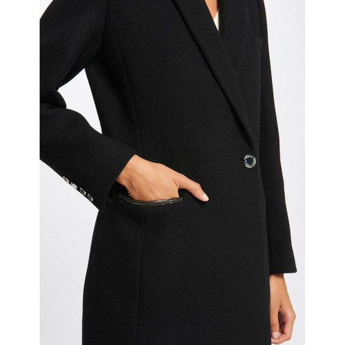 Morgan - Manteau droit boutonné - Manteau femme