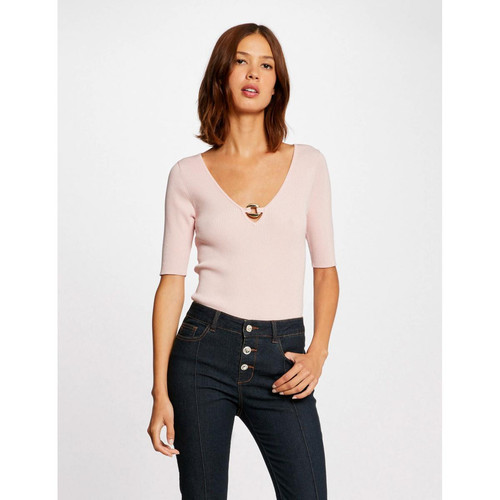 Morgan - Pull manches 3/4 avec ornement - Pull femme