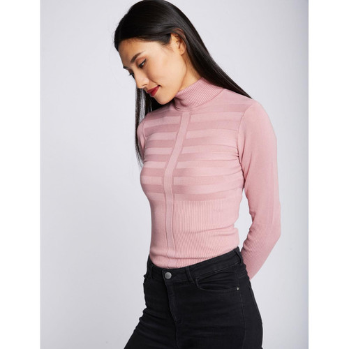 Morgan - Pull manches longues col roulé - Pull femme