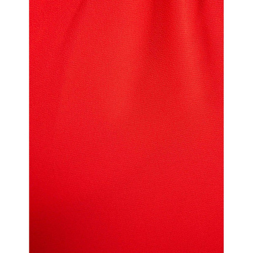 Robe évasée avec boucle rouge Robe courte