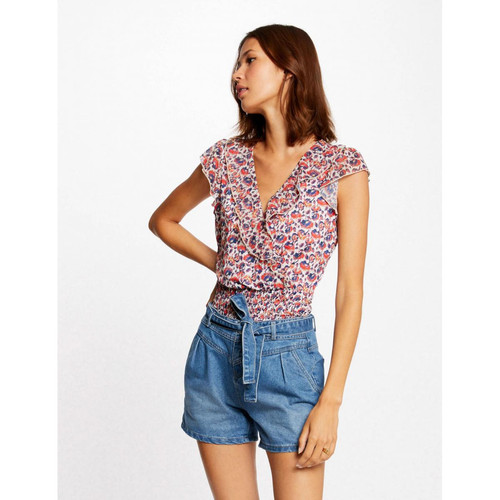 Morgan - T-shirt manches courtes imprimé floral - T-shirt manches courtes femme
