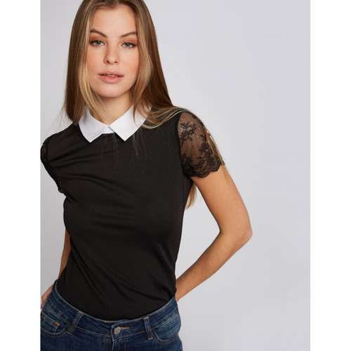 Morgan - T-shirt manches courtes 2 en 1 - Black Friday Montre et bijoux femme