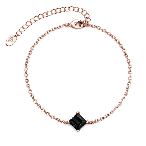 Bracelet DB0085-RG-BK MYC-Paris Square  Or rose MYC-Paris Mode femme