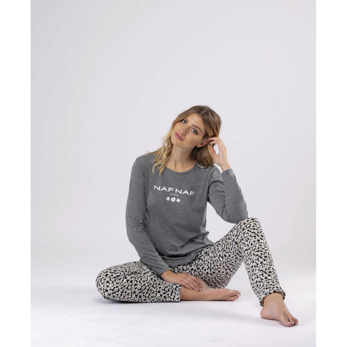 Naf Naf homewear - Pyjama Anthracite - Sélection  Fête des Mères La lingerie