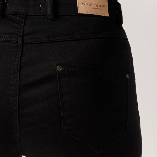 Pantalon power stretch skinny+ noir en coton Pantalon slim