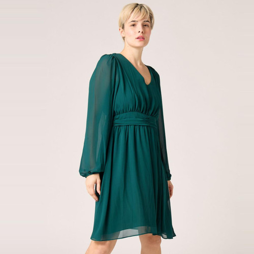Naf Naf - Robe courte cintrée - Robes courtes femme vert