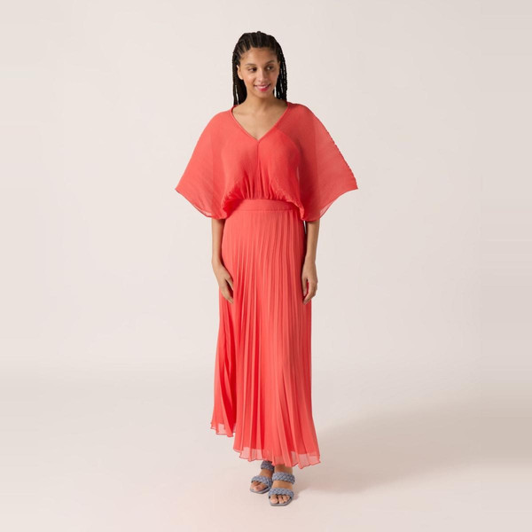 Robe longue empire rouge Naf Naf Mode femme
