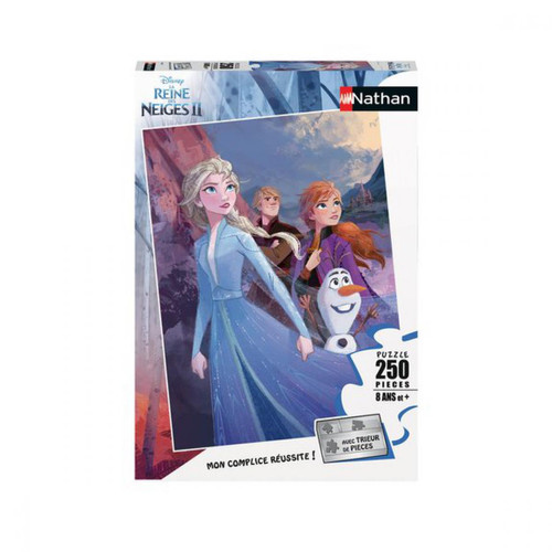Nathan - Puzzle 250 pièces - Prêts pour l'aventure - Disney La Reine des Neiges 2 - Jouet